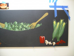 This is right side of Salad Bar sign