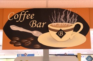 Bishop's Coffee Bar sign