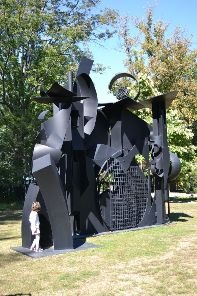 black sculpture