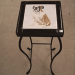 English-bulldog-tile-table-top