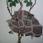 detail-of-hydrangea-and-wall