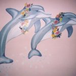dolphins-with-leis